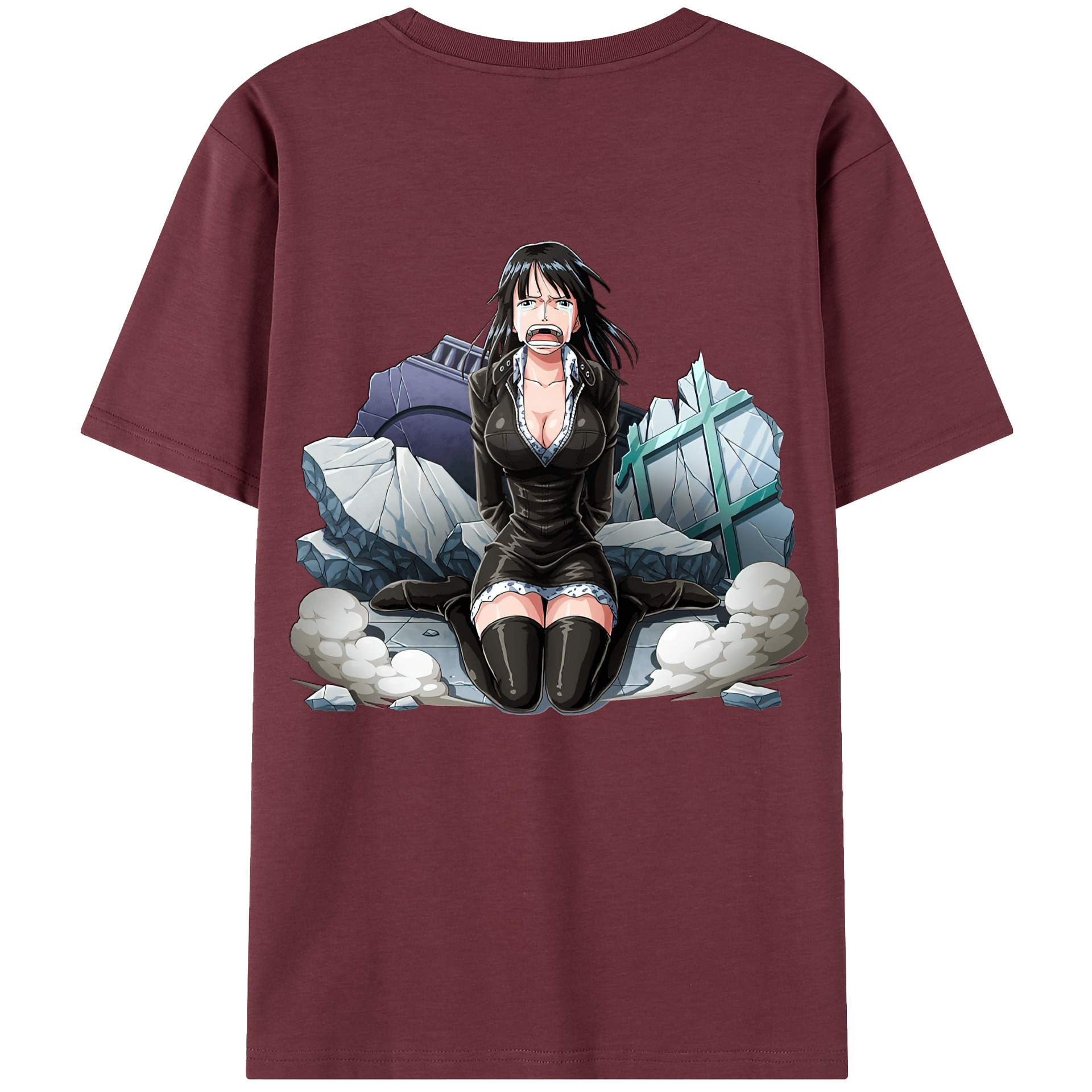 ワンピース ニコ・ロビン ONE PIECE Nico Robin 綿100％半袖Tシャツ（背面プリント）